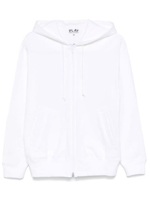 signature heart-patch hoodie by COMME DES GARCONS