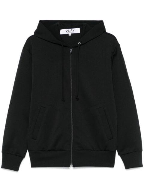 signature heart-patch hoodie by COMME DES GARCONS