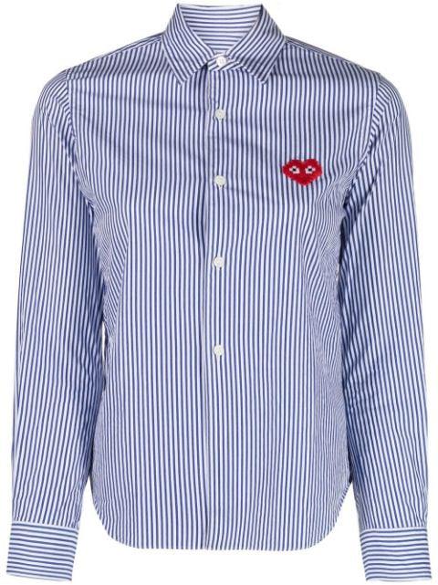 signature heart-patch shirt by COMME DES GARCONS