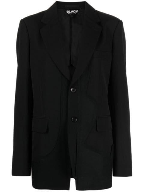 single-breasted wool blazer by COMME DES GARCONS