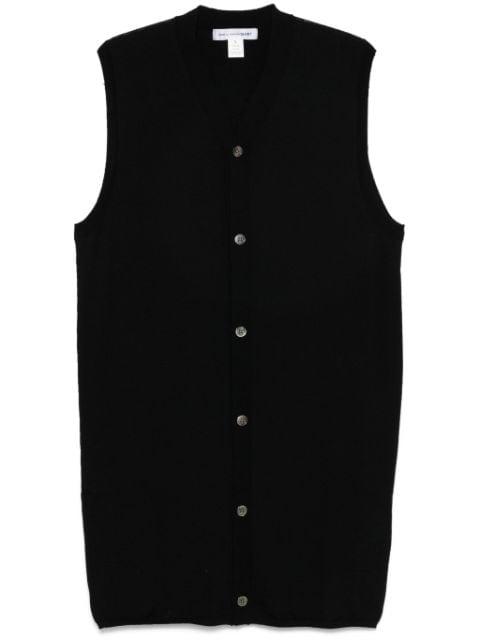 sleeveless cardigan by COMME DES GARCONS