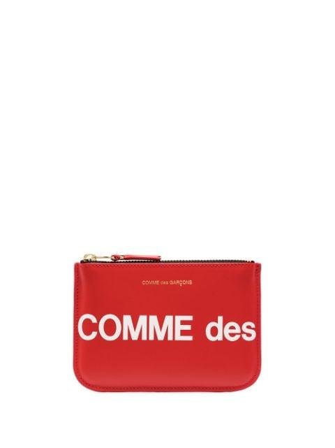 small logo-print pouch by COMME DES GARCONS
