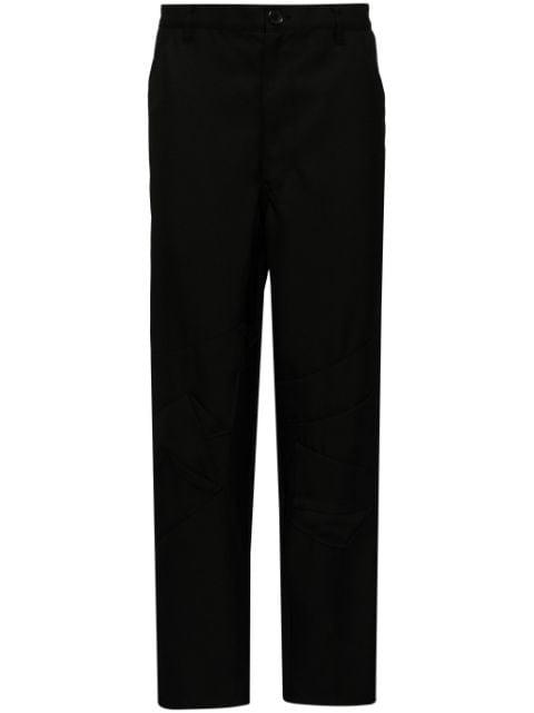 stitched knee pants by COMME DES GARCONS