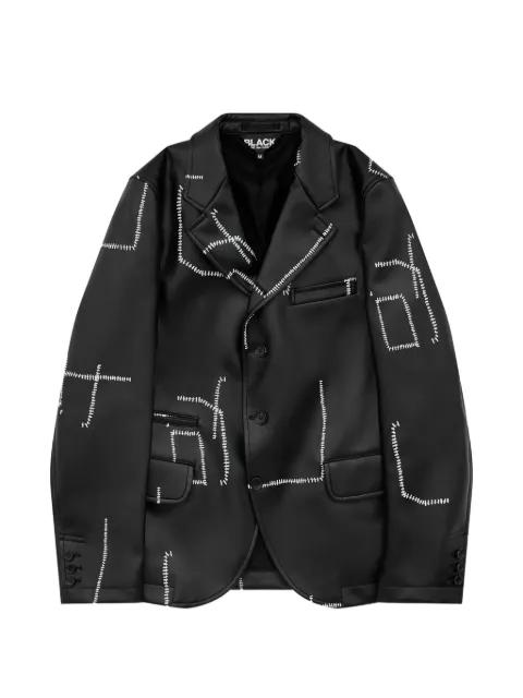 stitching-detail jacket by COMME DES GARCONS