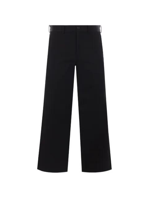 straight-leg cropped trousers by COMME DES GARCONS