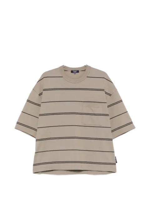 striped chest-pocket T-shirt by COMME DES GARCONS