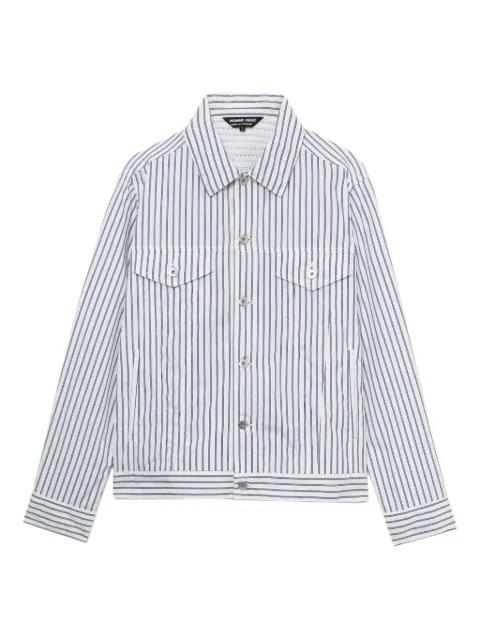 striped cotton jacket by COMME DES GARCONS