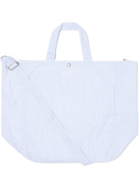 striped cotton tote bag by COMME DES GARCONS