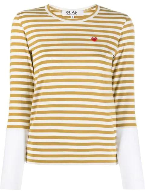 striped long-sleeved T-shirt by COMME DES GARCONS