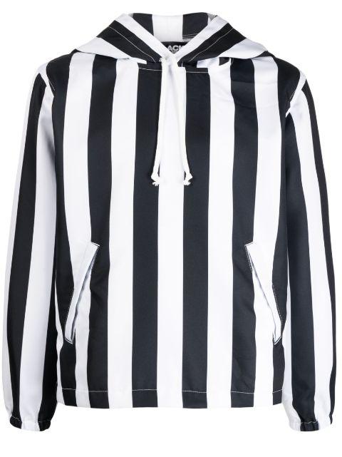 striped long-sleeved hoodie by COMME DES GARCONS