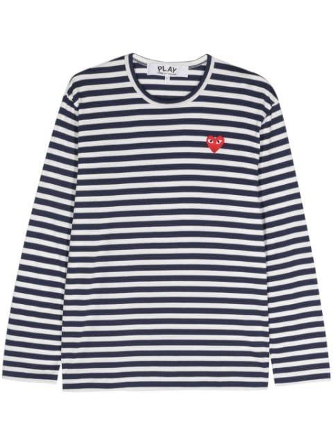 striped long-sleeves T-shirt by COMME DES GARCONS