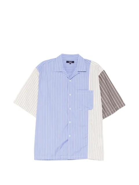 striped panelled shirt by COMME DES GARCONS