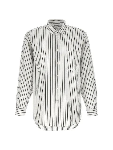striped patch-pocket shirt by COMME DES GARCONS