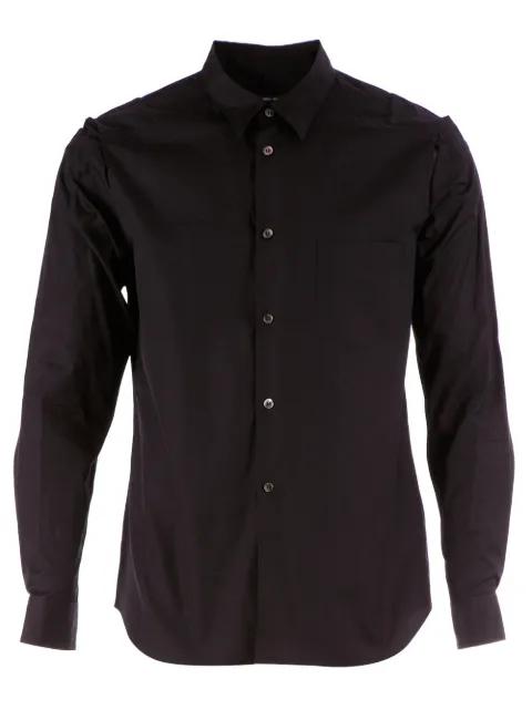 tartan check shoulder detail shirt by COMME DES GARCONS
