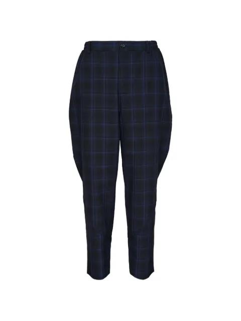 tartan-check trousers by COMME DES GARCONS