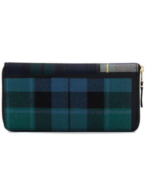 tartan-print wool wallet by COMME DES GARCONS