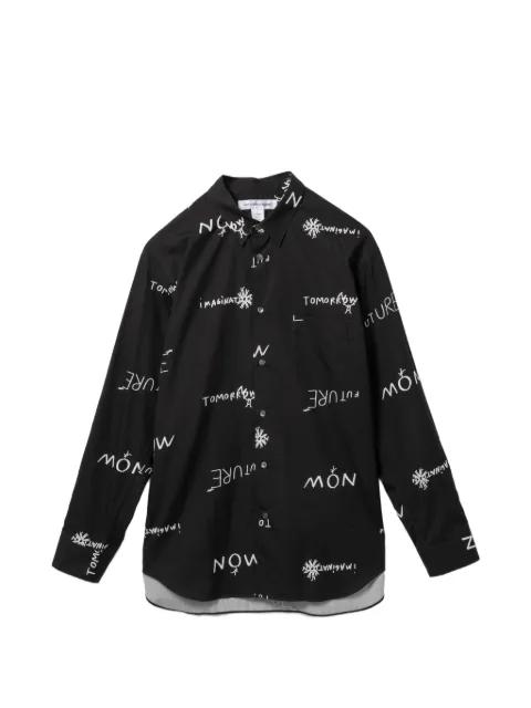 text-print shirt by COMME DES GARCONS