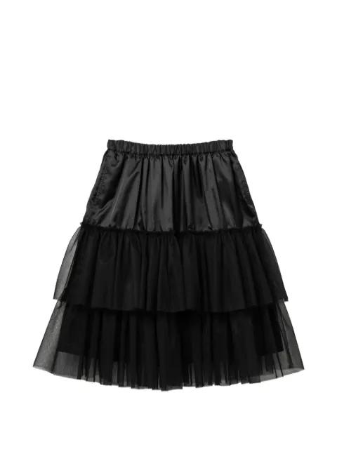 tiered midi skirt by COMME DES GARCONS