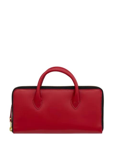 top-handle zip wallet by COMME DES GARCONS