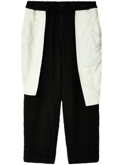 two-tone trousers by COMME DES GARCONS