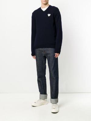 v-neck jumper by COMME DES GARCONS