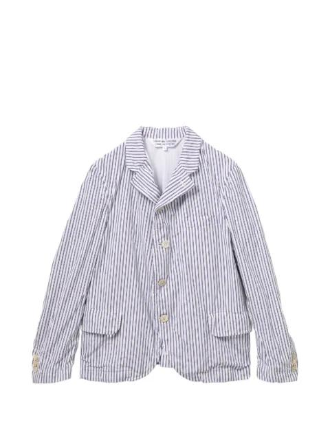 vertical-stripe blazer by COMME DES GARCONS