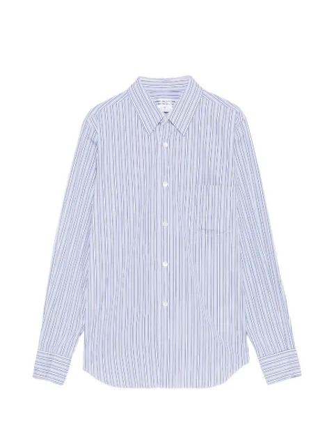 vertical-stripe chest-pocket shirt by COMME DES GARCONS