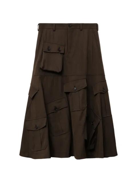 wool cargo shorts by COMME DES GARCONS