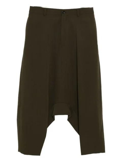 wool drop-crotch trousers by COMME DES GARCONS