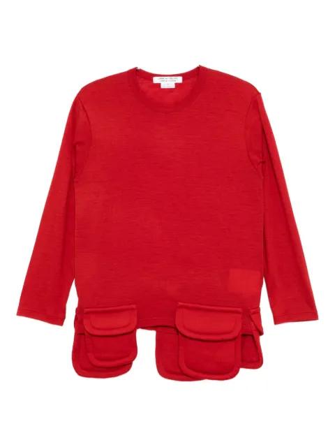 wool top by COMME DES GARCONS