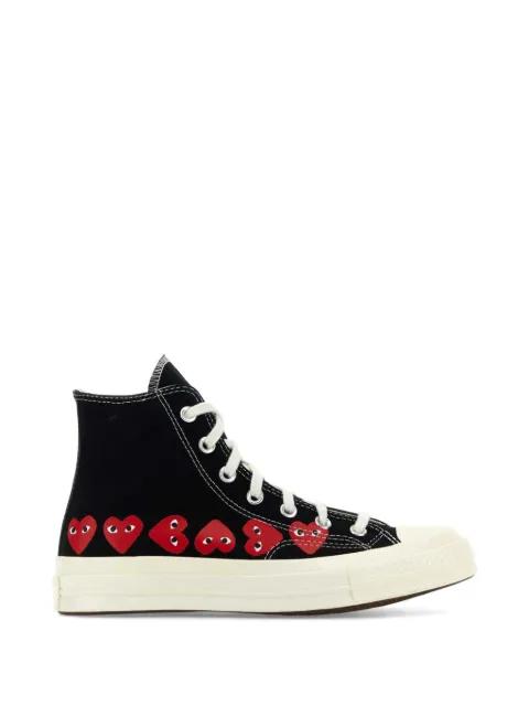 x Converse Chuck 70 High Multi Heart sneakers by COMME DES GARCONS