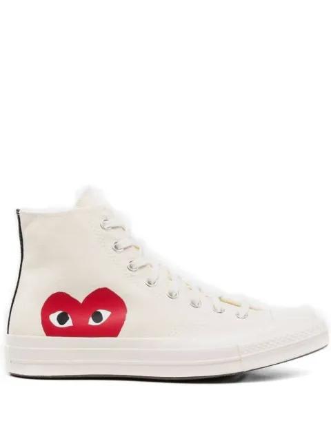 x Converse Chuck 70 heart-motif high-top sneakers by COMME DES GARCONS