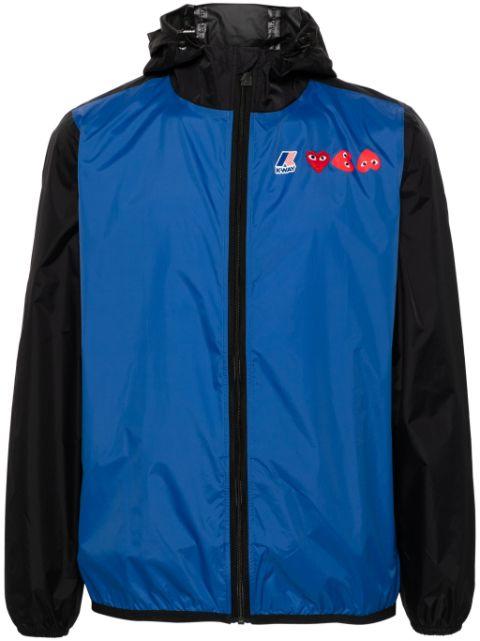 x K-Way Claude hoodied jacket by COMME DES GARCONS