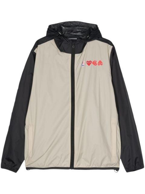x K-Way Claude hoodied jacket by COMME DES GARCONS
