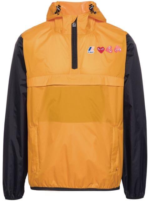 x K-Way Heart-patch lightweight jacket by COMME DES GARCONS x K-Way Heart-patch lightweight jacket by COMME DES GARCONS