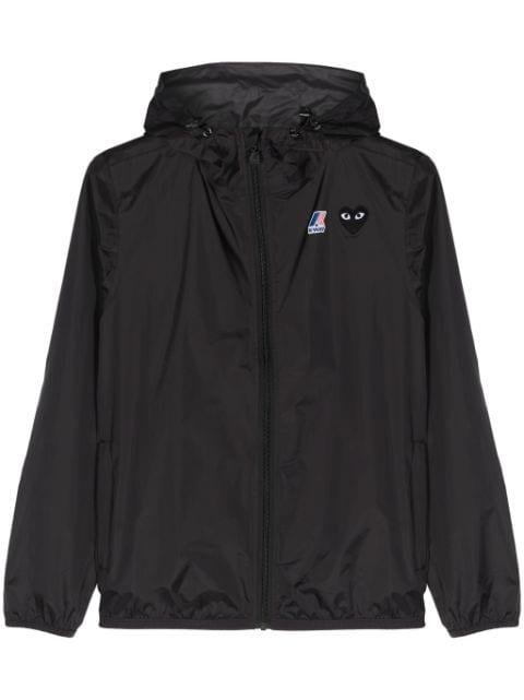 x K-Way zipped hoodied jacket by COMME DES GARCONS