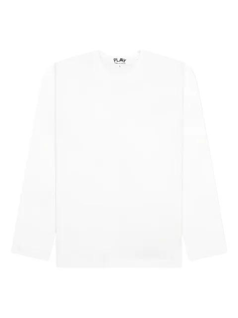 x The Artist Invader heart-patch long-sleeve T-shirt by COMME DES GARCONS