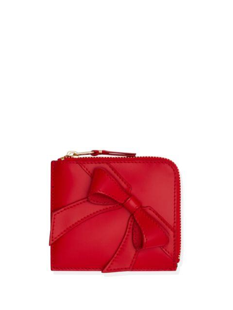 zip bow wallet by COMME DES GARCONS