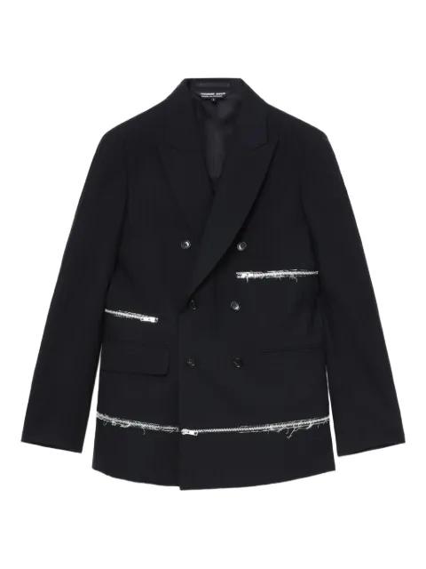 zip-detail blazer by COMME DES GARCONS