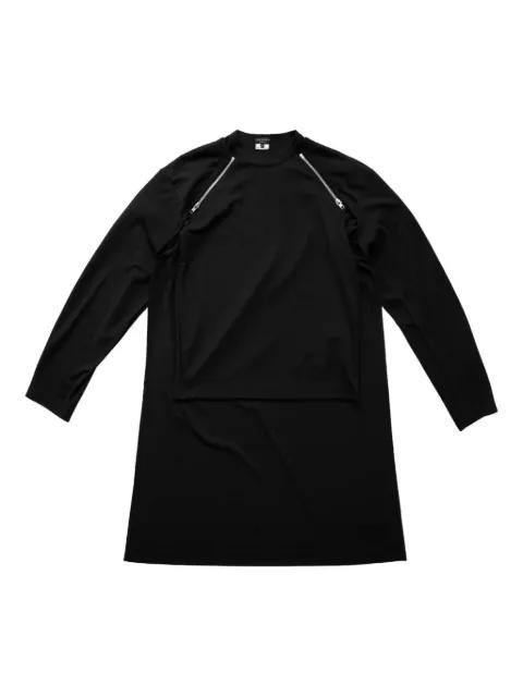 zip-detail long t-shirt by COMME DES GARCONS