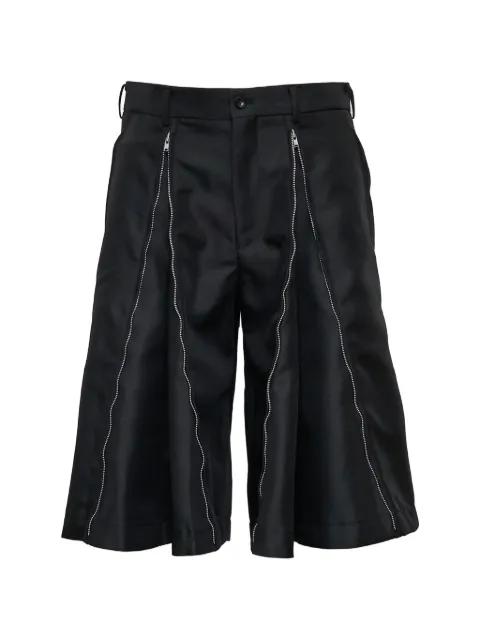 zip-detail panelled trousers by COMME DES GARCONS