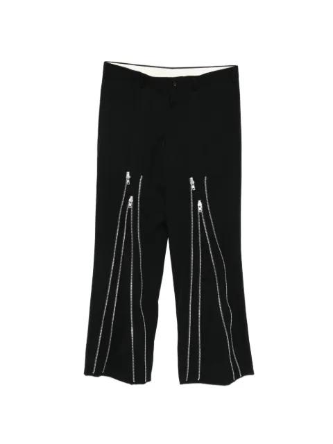 zip-detail trousers by COMME DES GARCONS