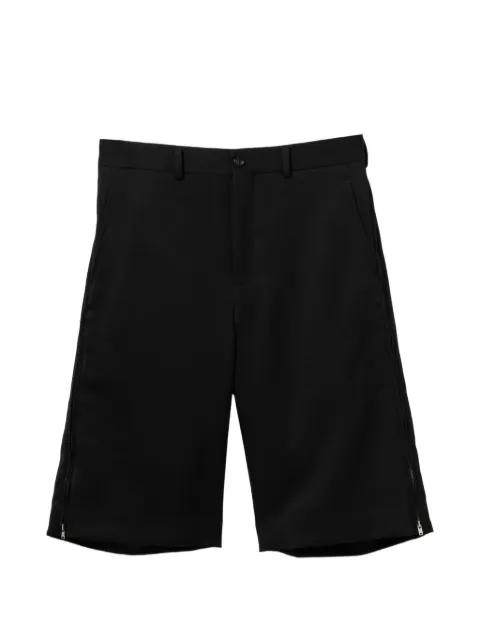 zip-detail wool shorts by COMME DES GARCONS