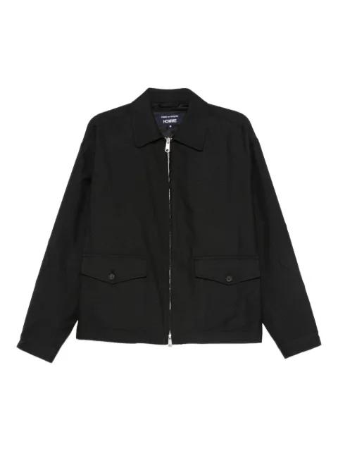 zip-fastening flap-pocket jacket by COMME DES GARCONS