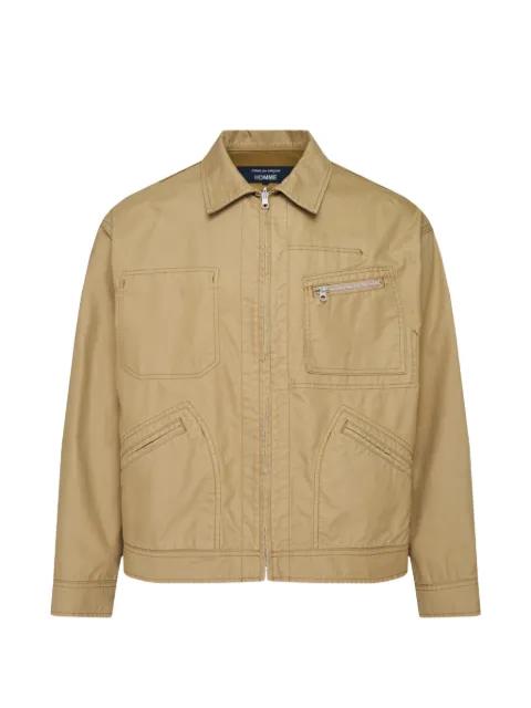 zip-fastening pocket jacket by COMME DES GARCONS