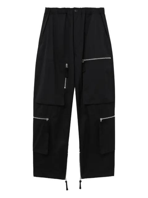 zip-pocket cargo pants by COMME DES GARCONS