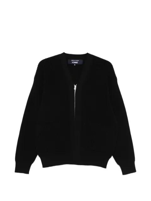 zip-up cardigan by COMME DES GARCONS