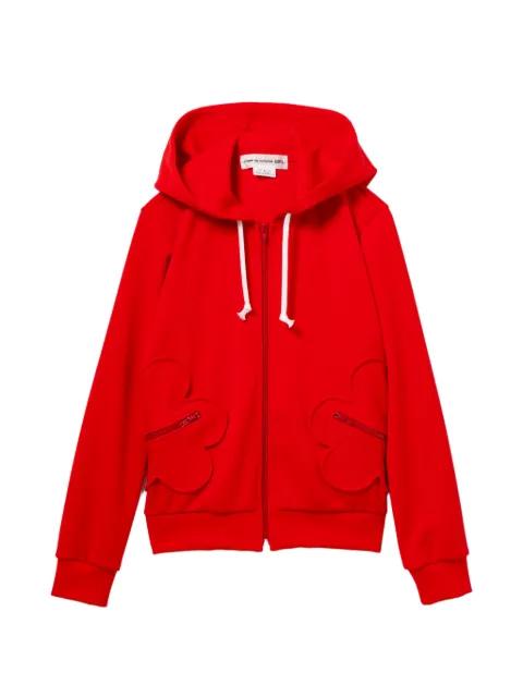 zip-up hoodied jacket by COMME DES GARCONS