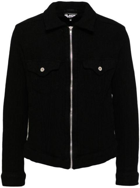 zip-up jacket by COMME DES GARCONS