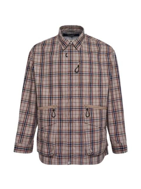 zipped checked jacket by COMME DES GARCONS